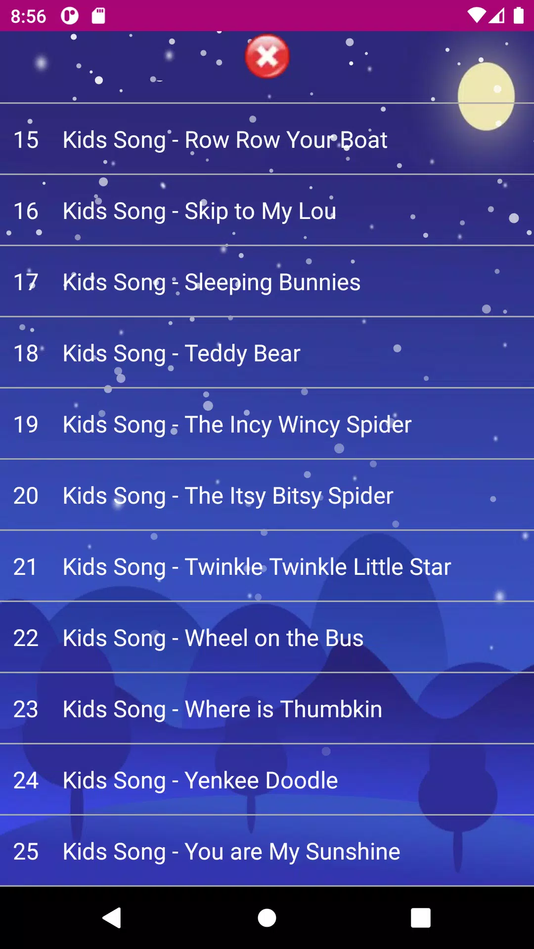 baby songs - nursery rhymes Capture d'écran 0