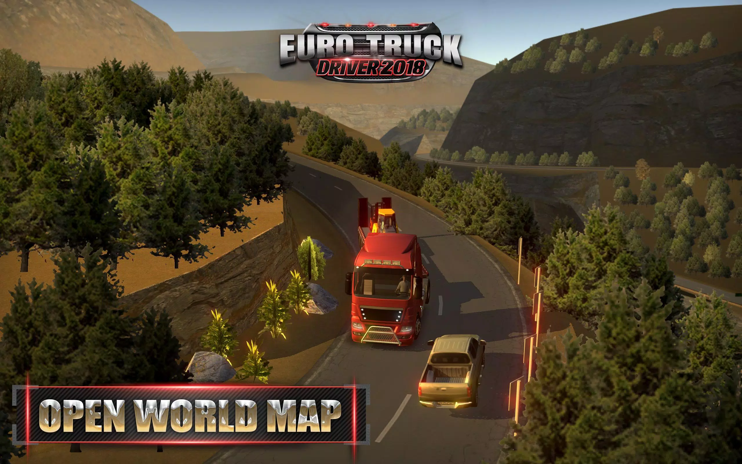 Euro Truck Driver 2018 Tangkapan skrin 1