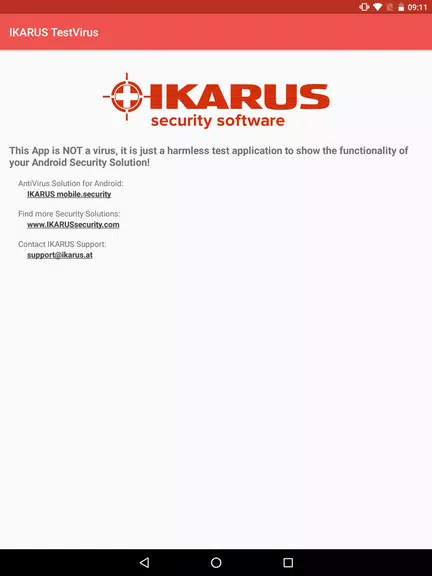 IKARUS TestVirus Schermafbeelding 3