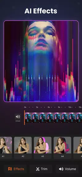 Schermata Add Music To Video & AI Editor 0