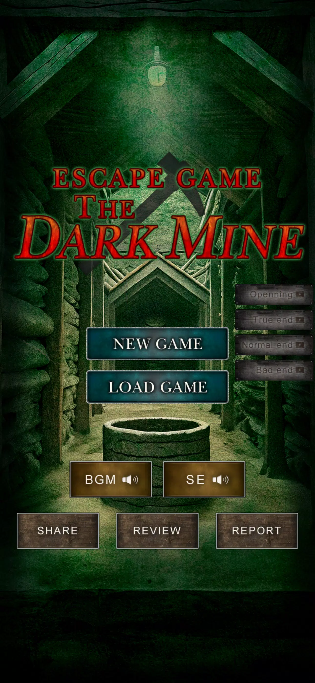 Escape Game THE DARK MINE應用截圖第0張