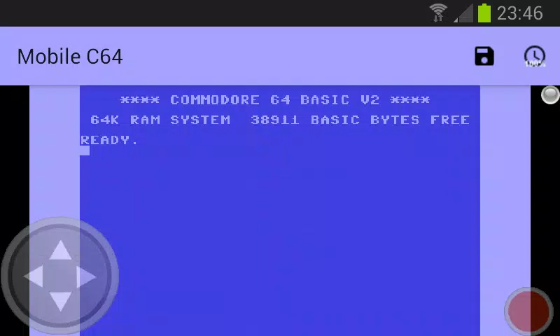 Mobile C64 Capture d'écran 1