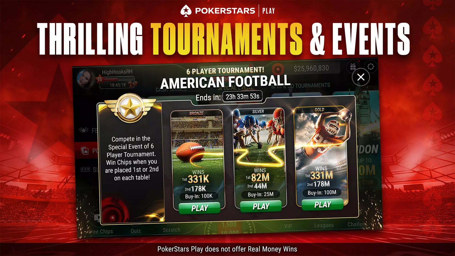 PokerStars Play Captura de tela 2