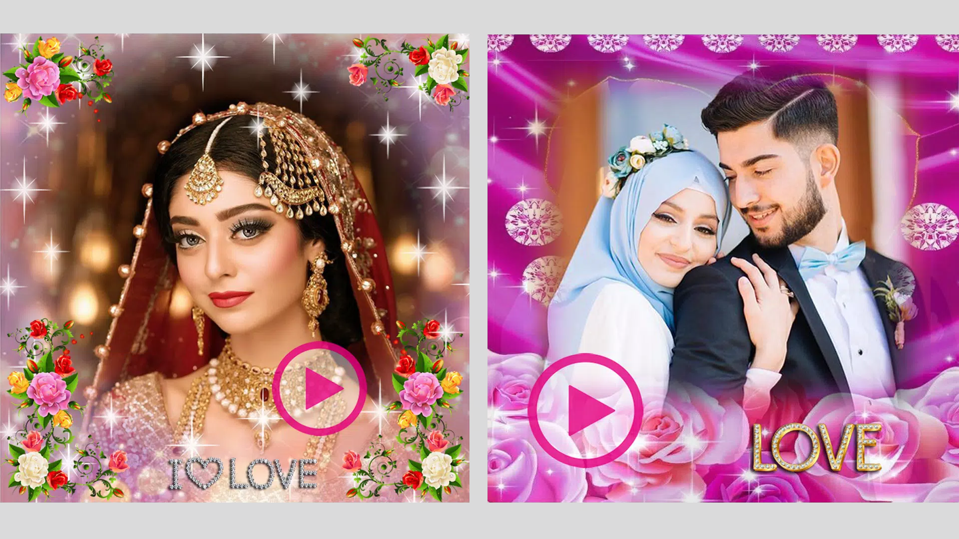 Love Flower Video Maker Captura de pantalla 3