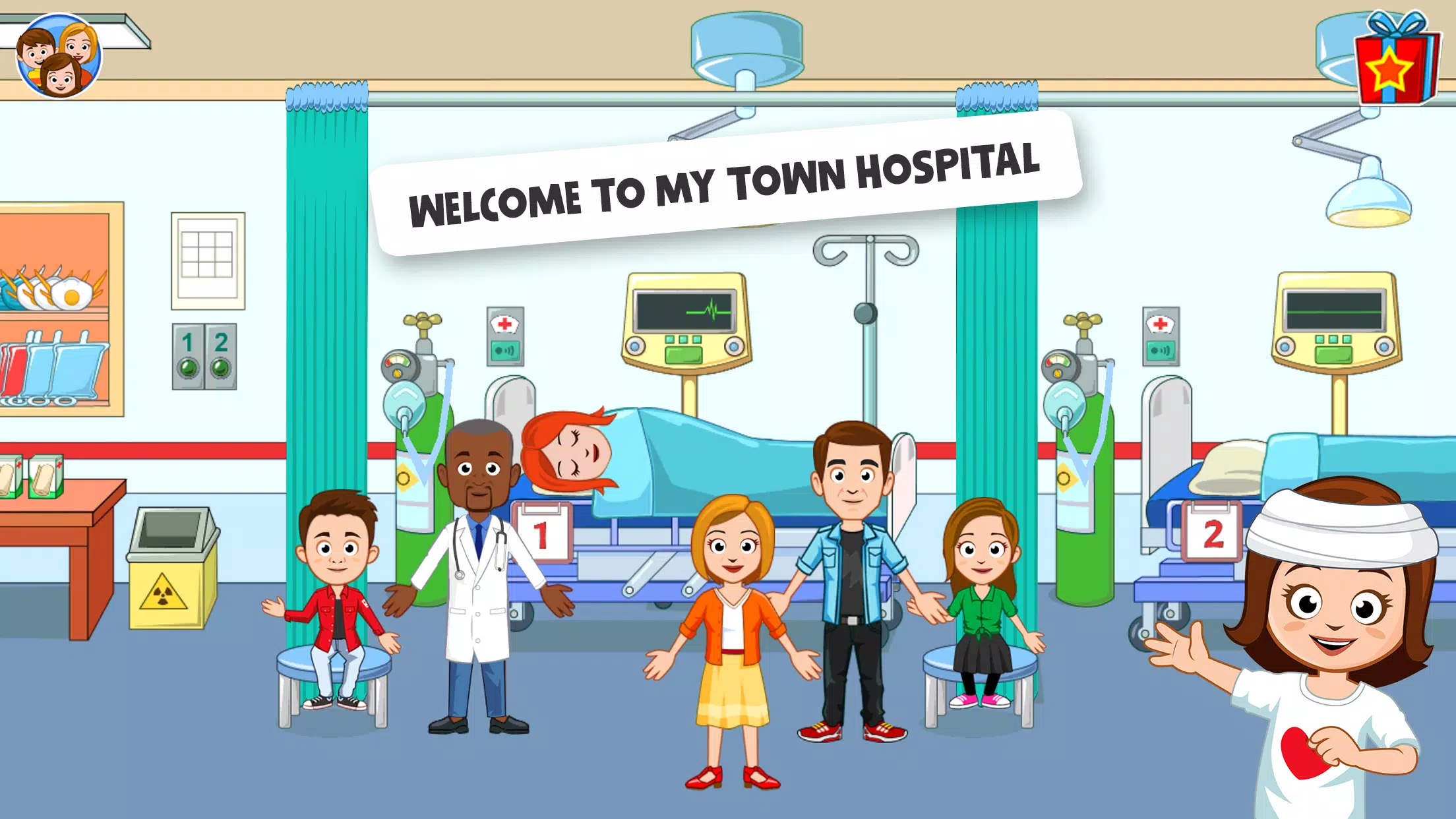 My Town : Hospital Captura de pantalla 0