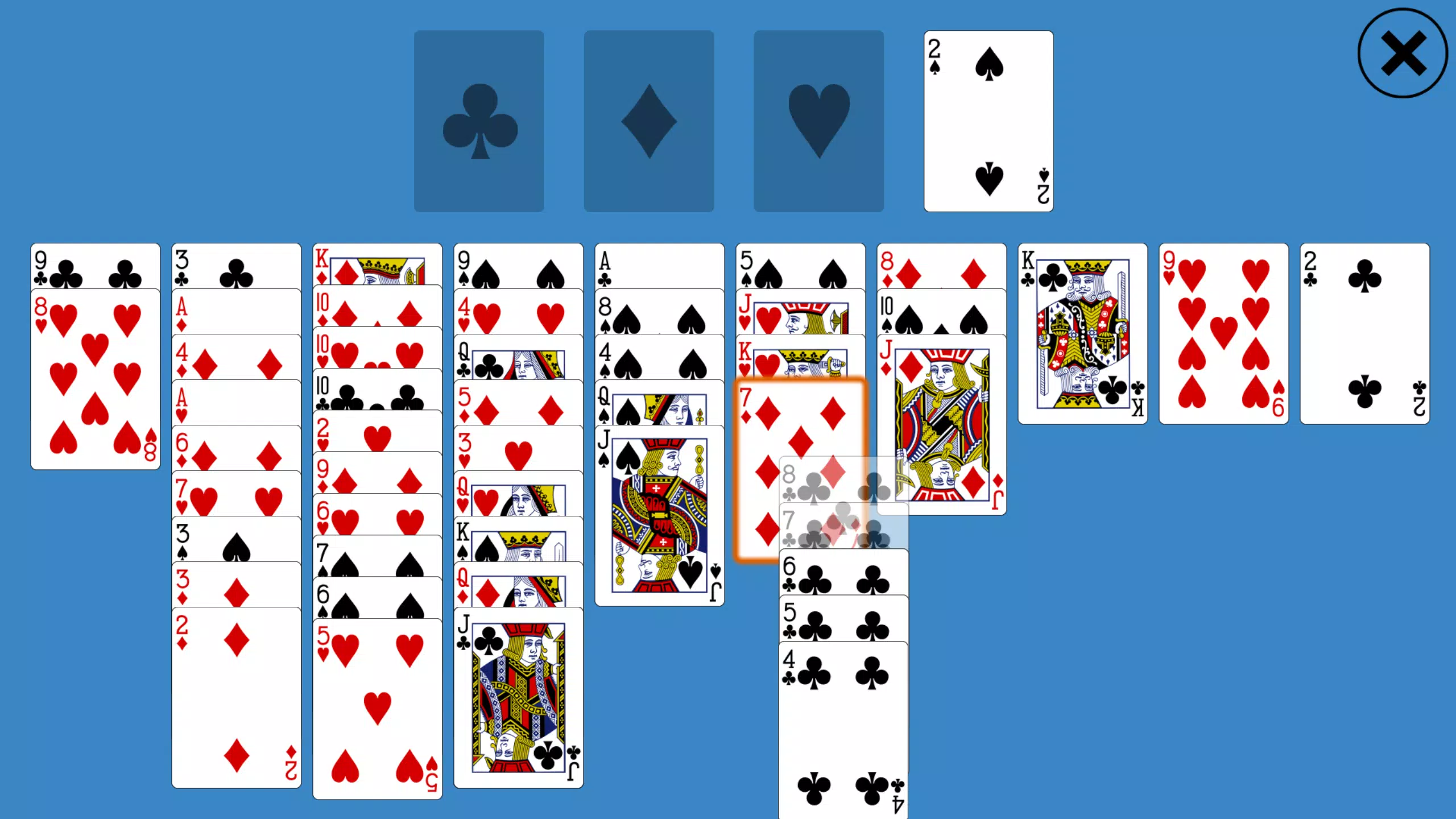 Classic Simple Simon Solitaire Captura de pantalla 2