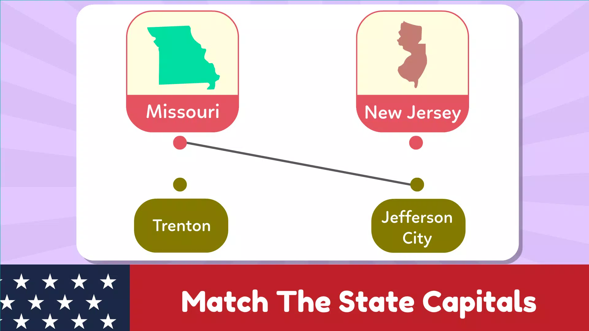 USA Map Kids Geography Games應用截圖第3張