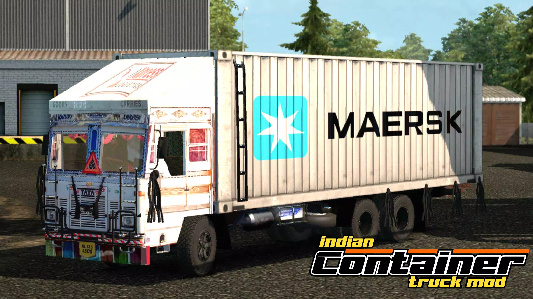 Indian Container Truck Mod Captura de tela 0