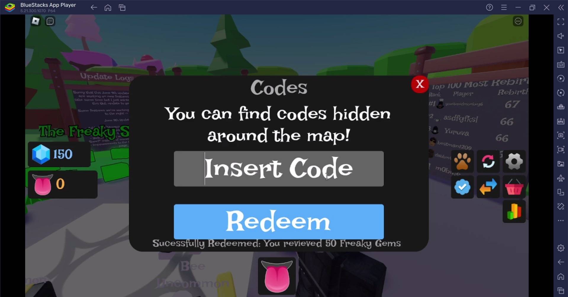 Freaky Simulator -Codeerlösung