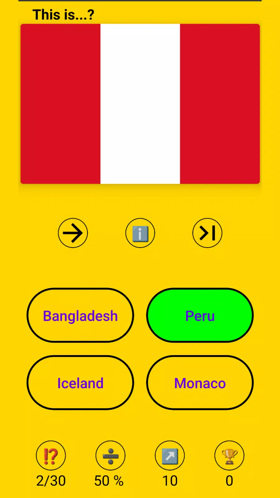 Super Flags! Flag Quiz ภาพหน้าจอ 2