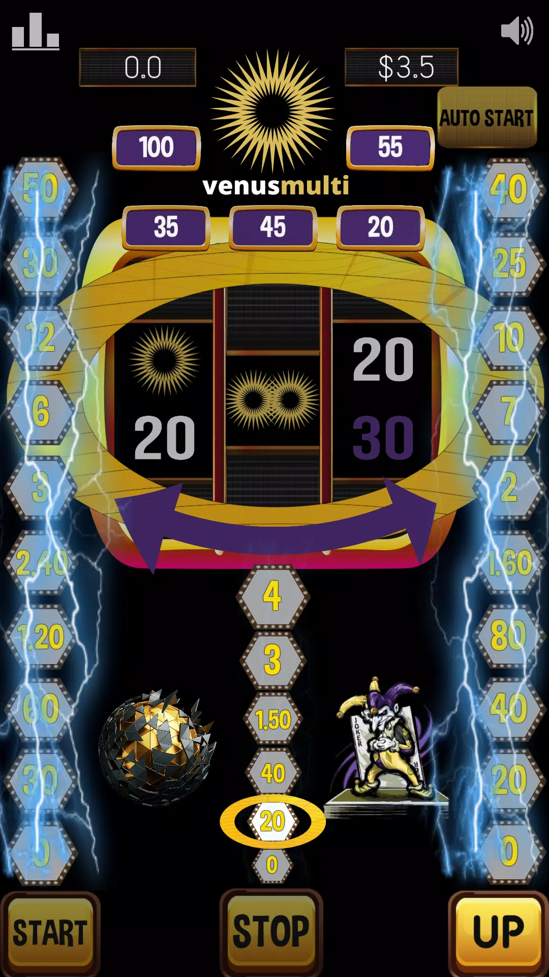 Venus multi slot machine – sun Capture d'écran 2