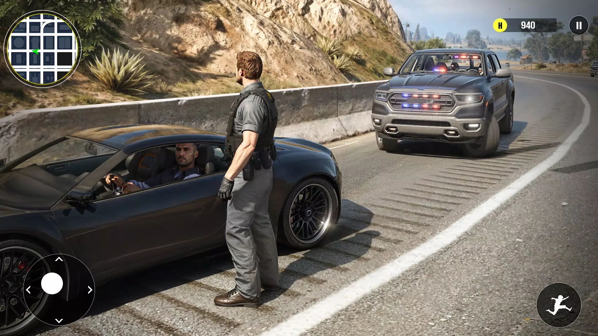 Police Van Crime Sim Games Zrzut ekranu 0