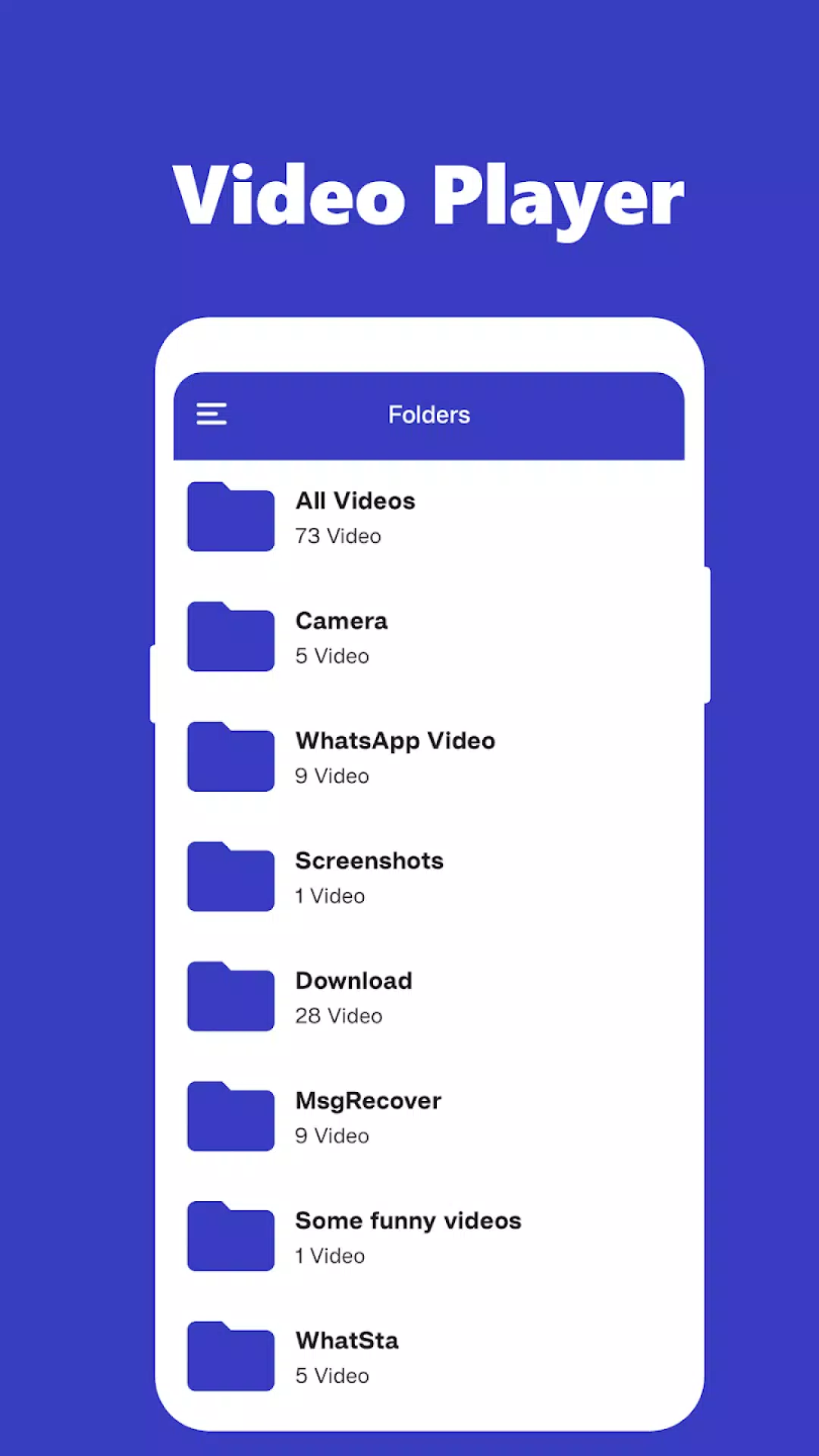 Video Player Capture d'écran 1