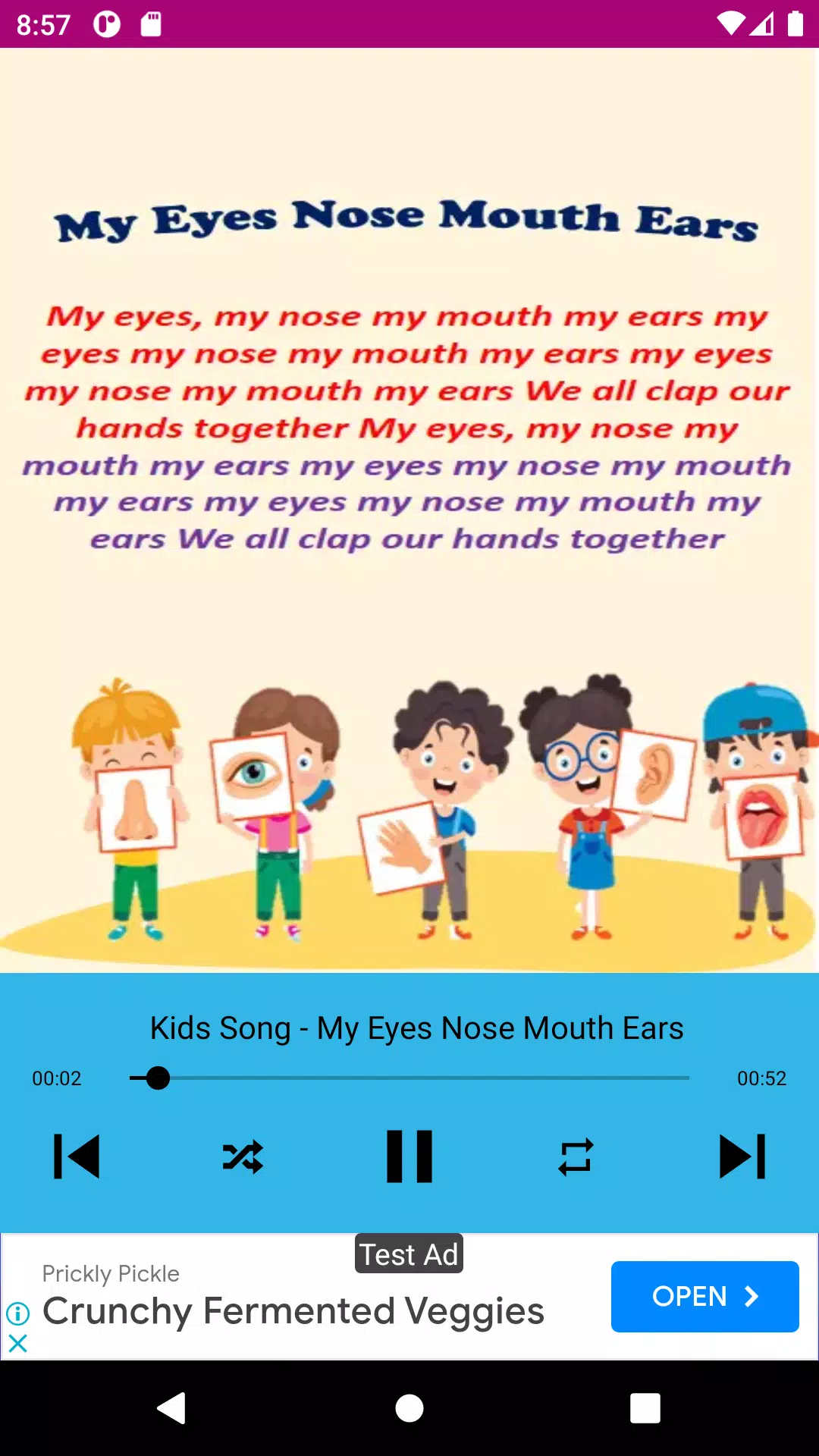 baby songs - nursery rhymes Capture d'écran 2