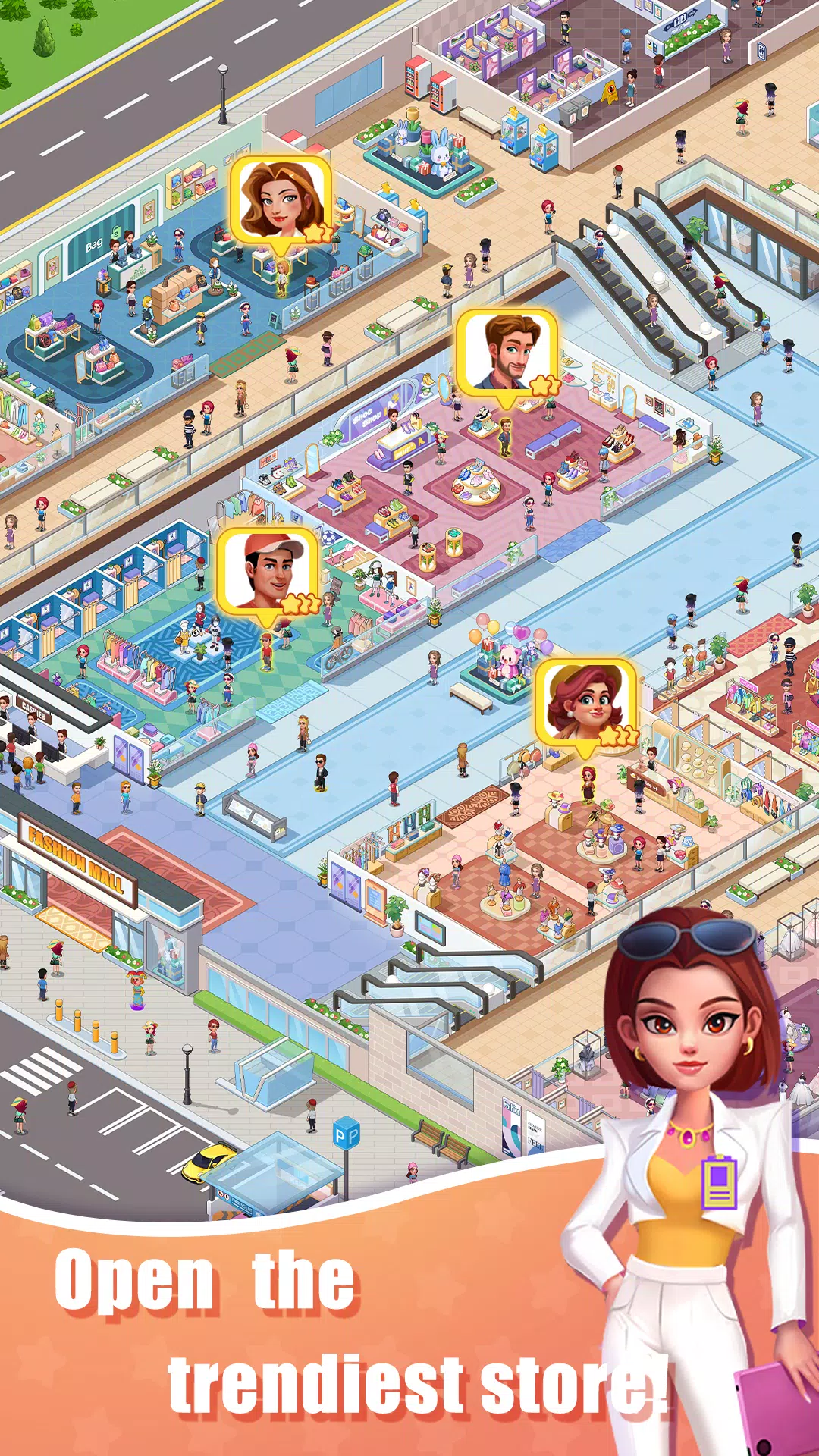 Idle Shopping Mall - Tycoon ภาพหน้าจอ 0