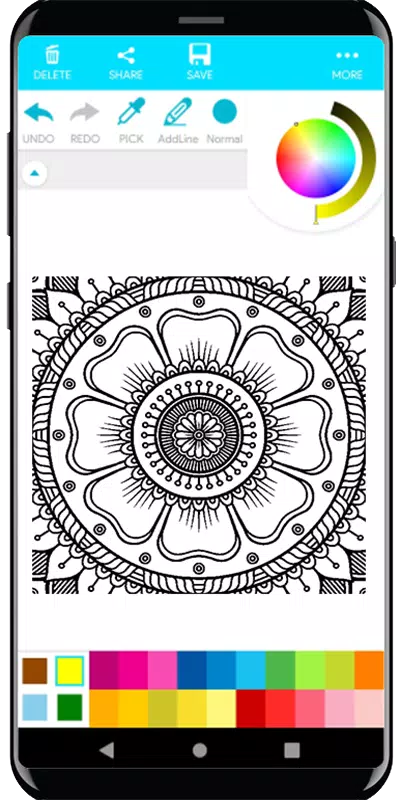 Coloring Mandala Captura de pantalla 1