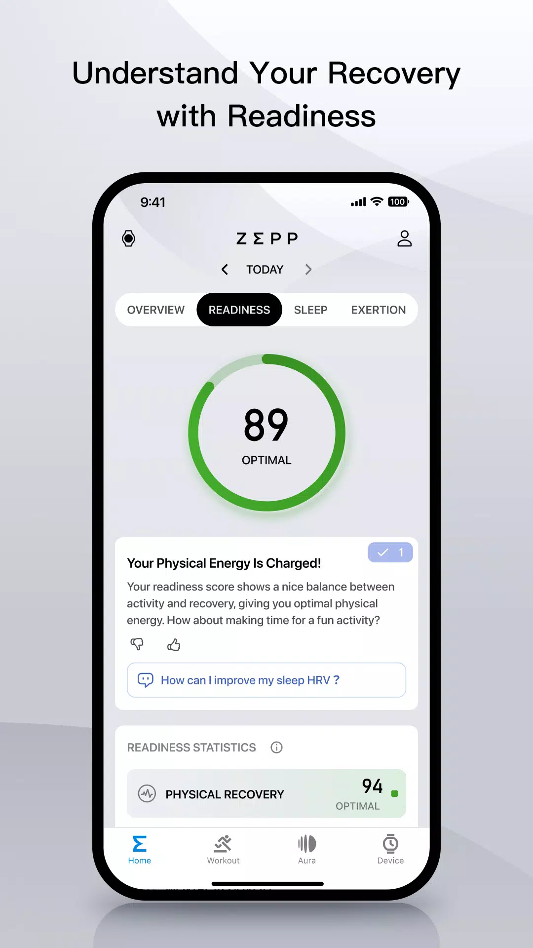 Zepp（formerly Amazfit） Captura de pantalla 1