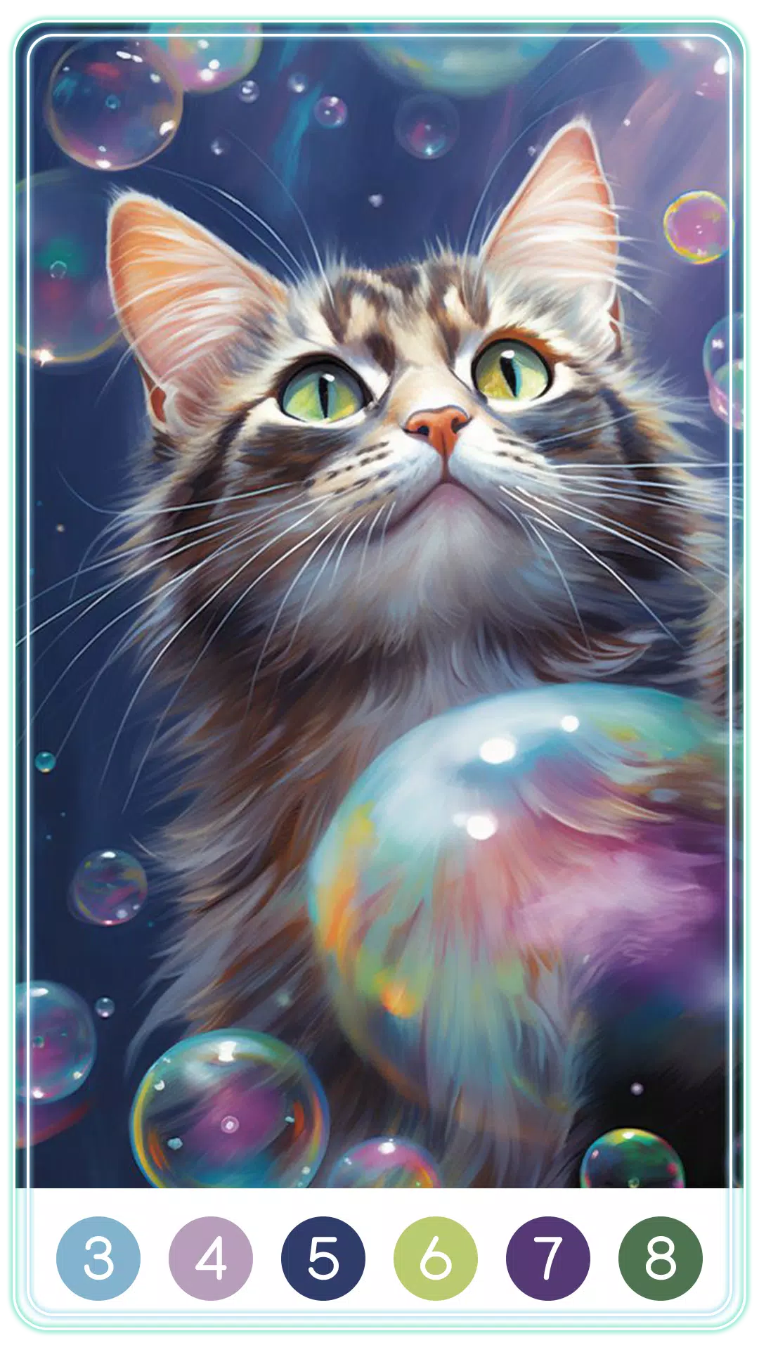 Cat Paint by Number 스크린샷 2