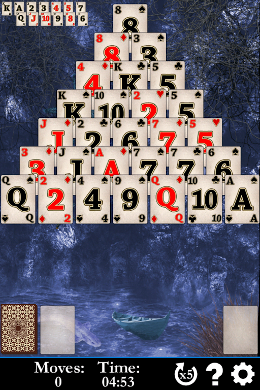 Schermata Pyramid Solitaire Water World 3
