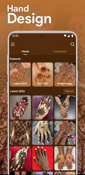Latest Mehndi Design For Girls Capture d'écran 3