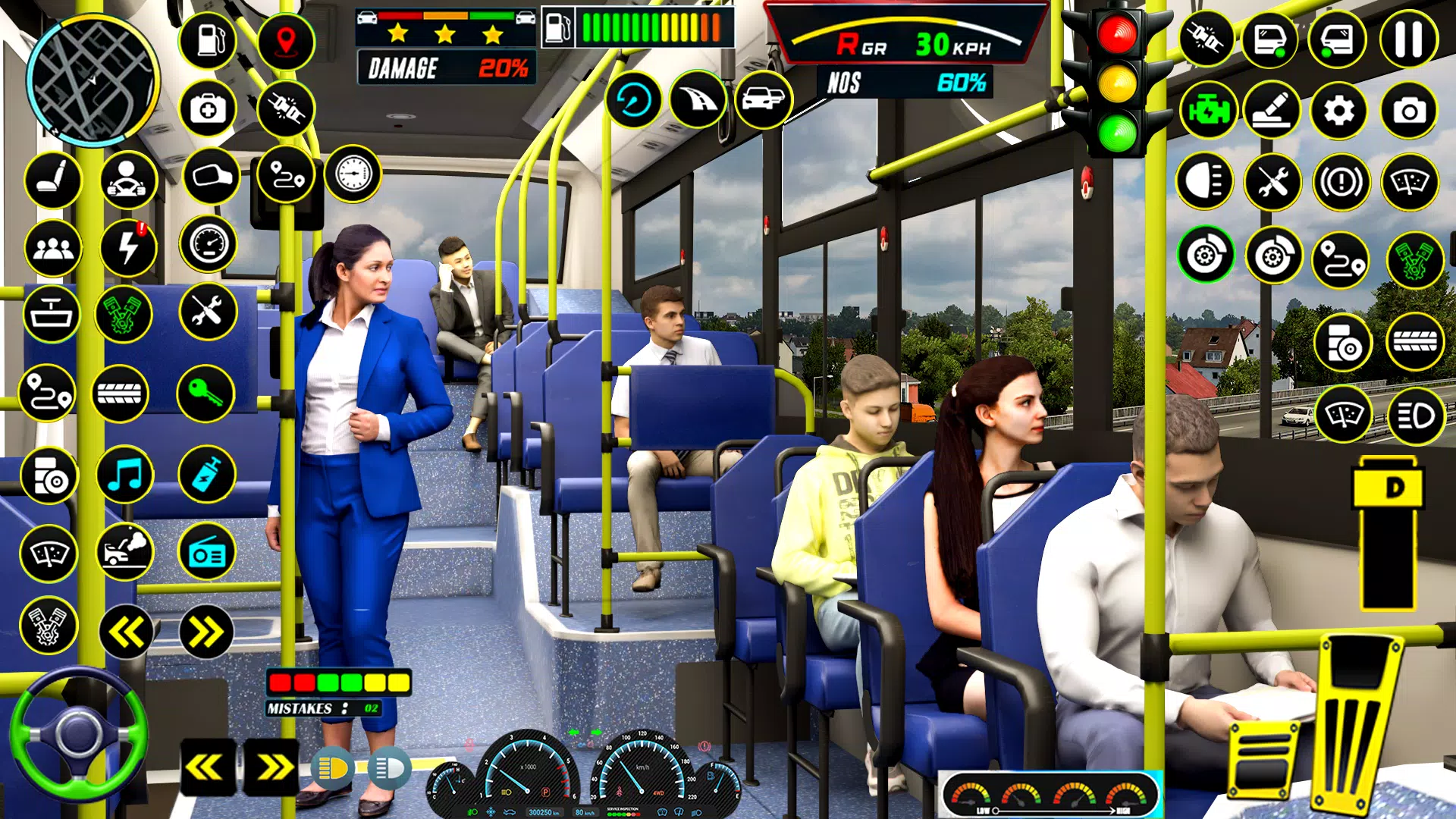 Bus Games City Bus Simulator Tangkapan skrin 1