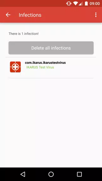 IKARUS TestVirus Schermafbeelding 1