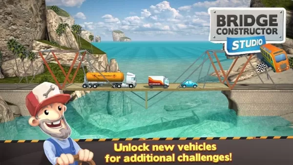『Bridge Constructor Studio』がモバイルに登場、70以上のオープンエンドパズルを収録