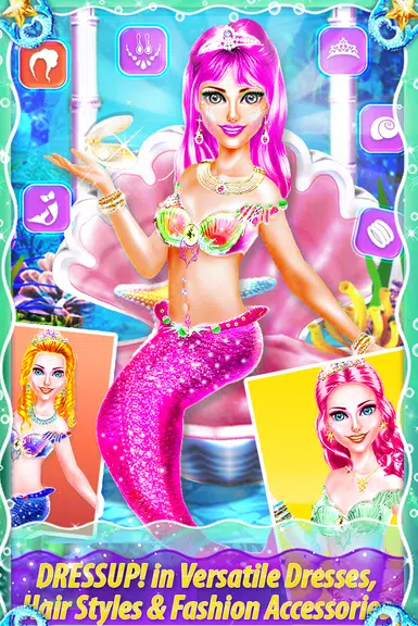 My Little Mermaid - Girls Game Capture d'écran 1