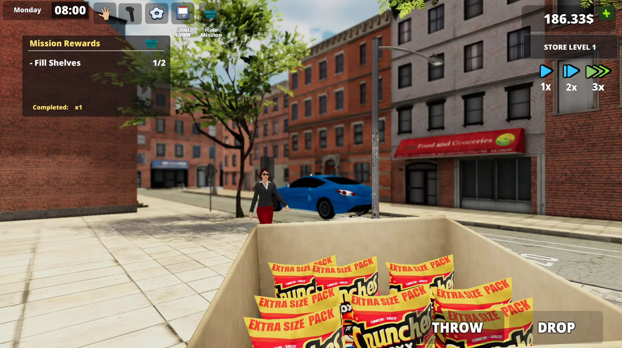 Retail Supermarket Simulator Tangkapan skrin 1