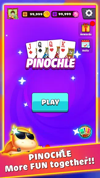 Pinochle - Trickster Cards Tangkapan skrin 1