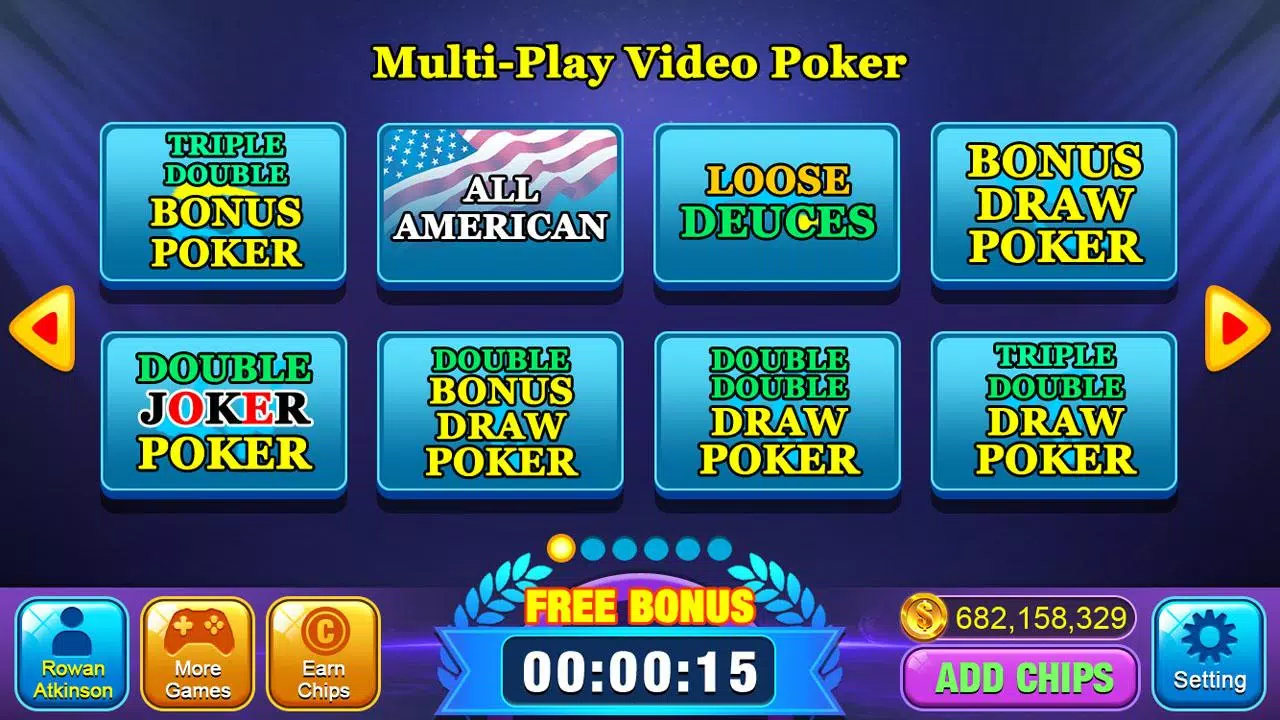 Video Poker Games - Multi Hand Captura de pantalla 1