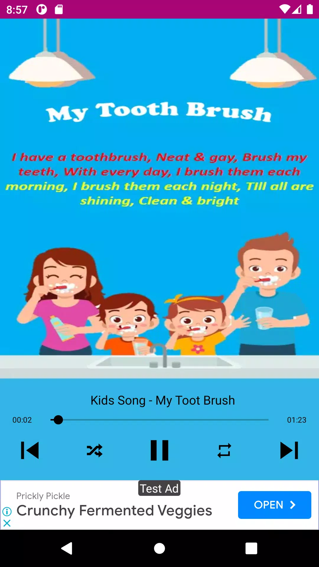 baby songs - nursery rhymes Capture d'écran 3