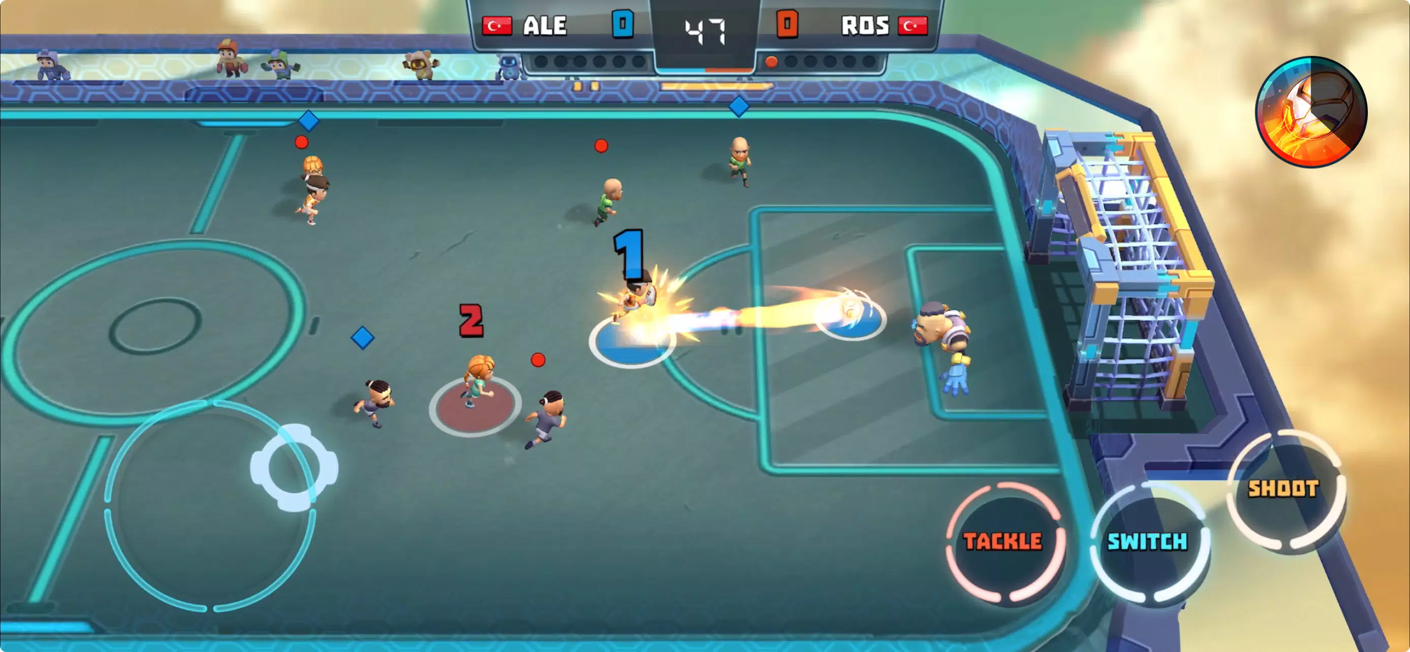 Schermata Goal Battle 0
