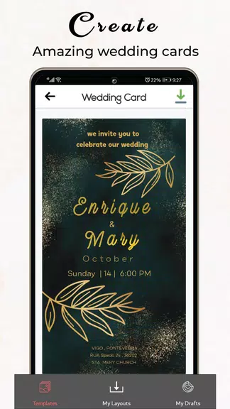 Invitation Card Maker & Ecards應用截圖第2張