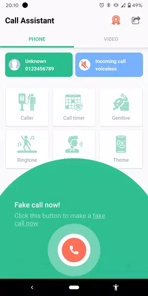 Fake Call and Sms应用截图第0张
