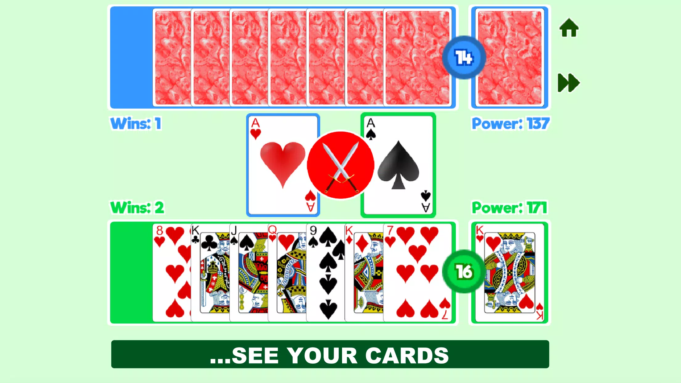 War - Card War Скриншот 2
