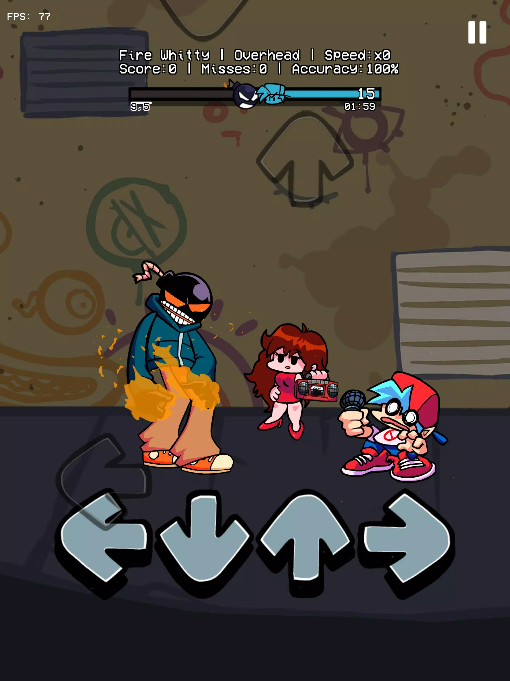 Music Battle Fire Fight Whitty Captura de tela 0