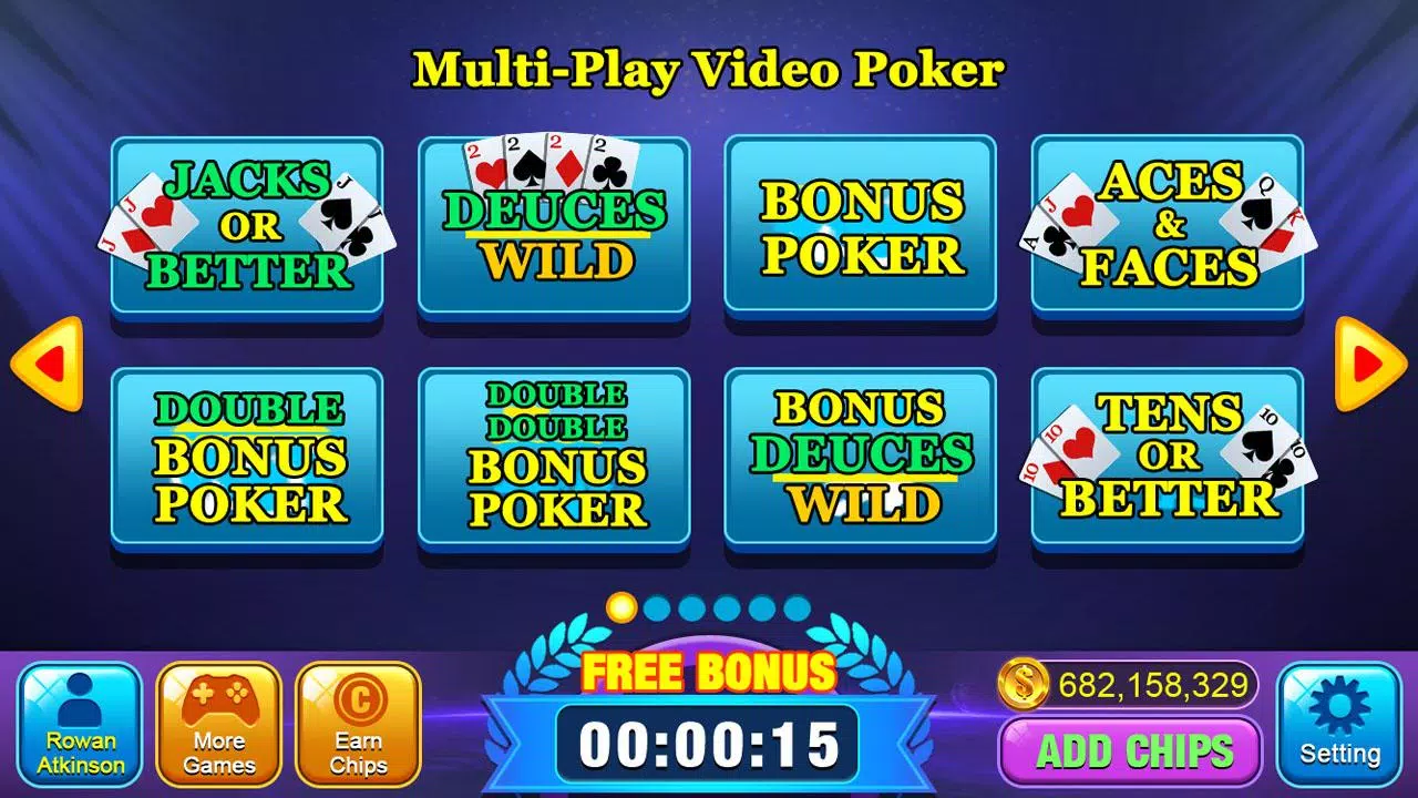 Video Poker Games - Multi Hand Captura de pantalla 0