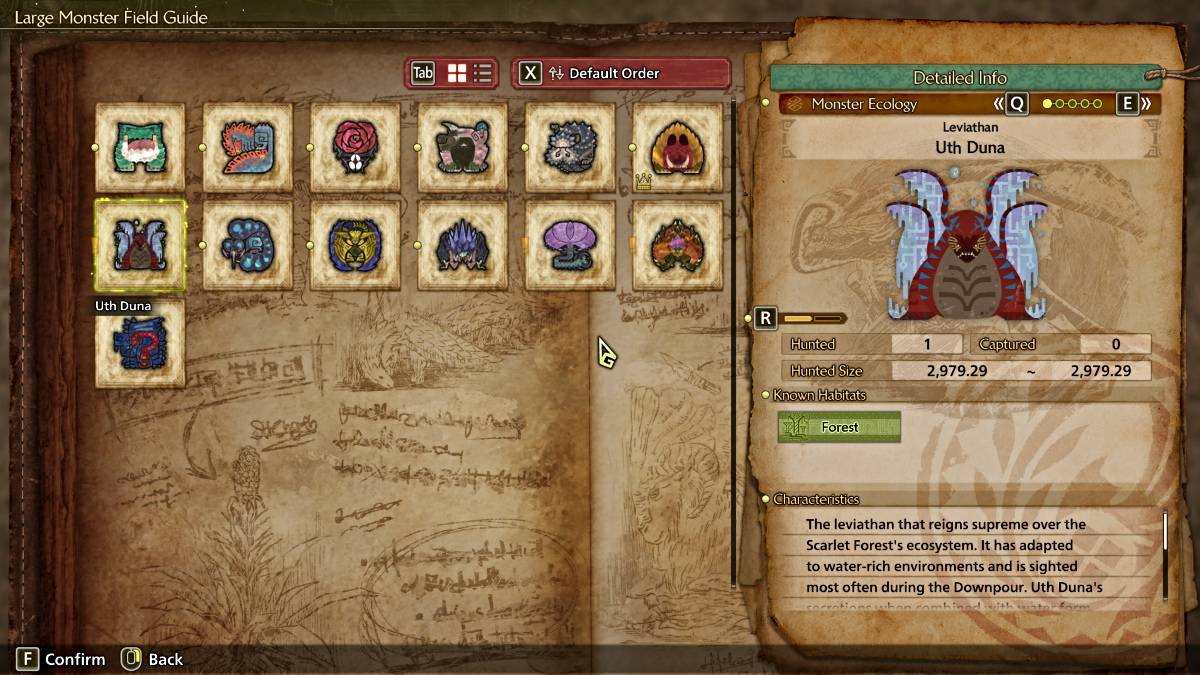 Uth Duna Field Guide Profile sa Monster Hunter Wilds