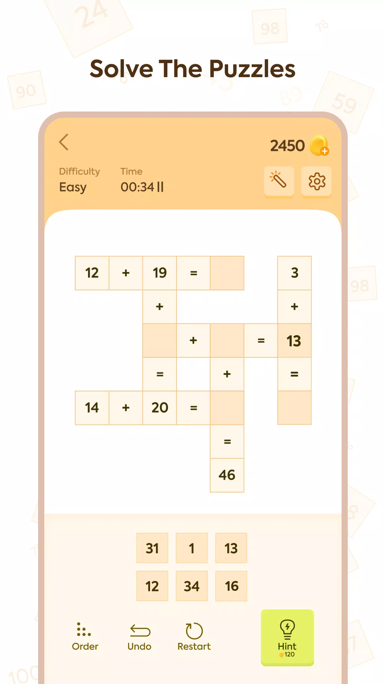 Puzzle Math Captura de tela 1