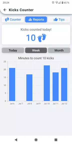 Kick Counter - Track your baby Captura de tela 2