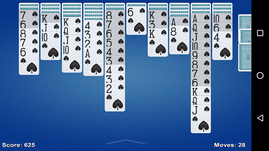 Spider Solitaire Game應用截圖第3張