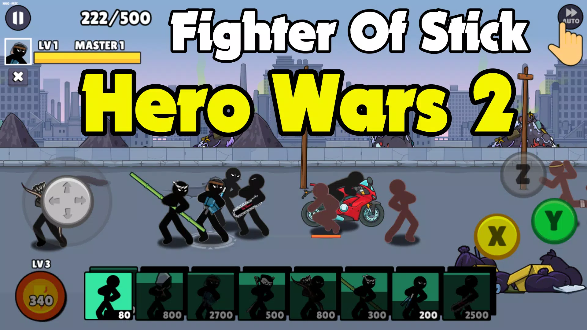 Hero Wars 2 Fighter Of Stick Captura de pantalla 2