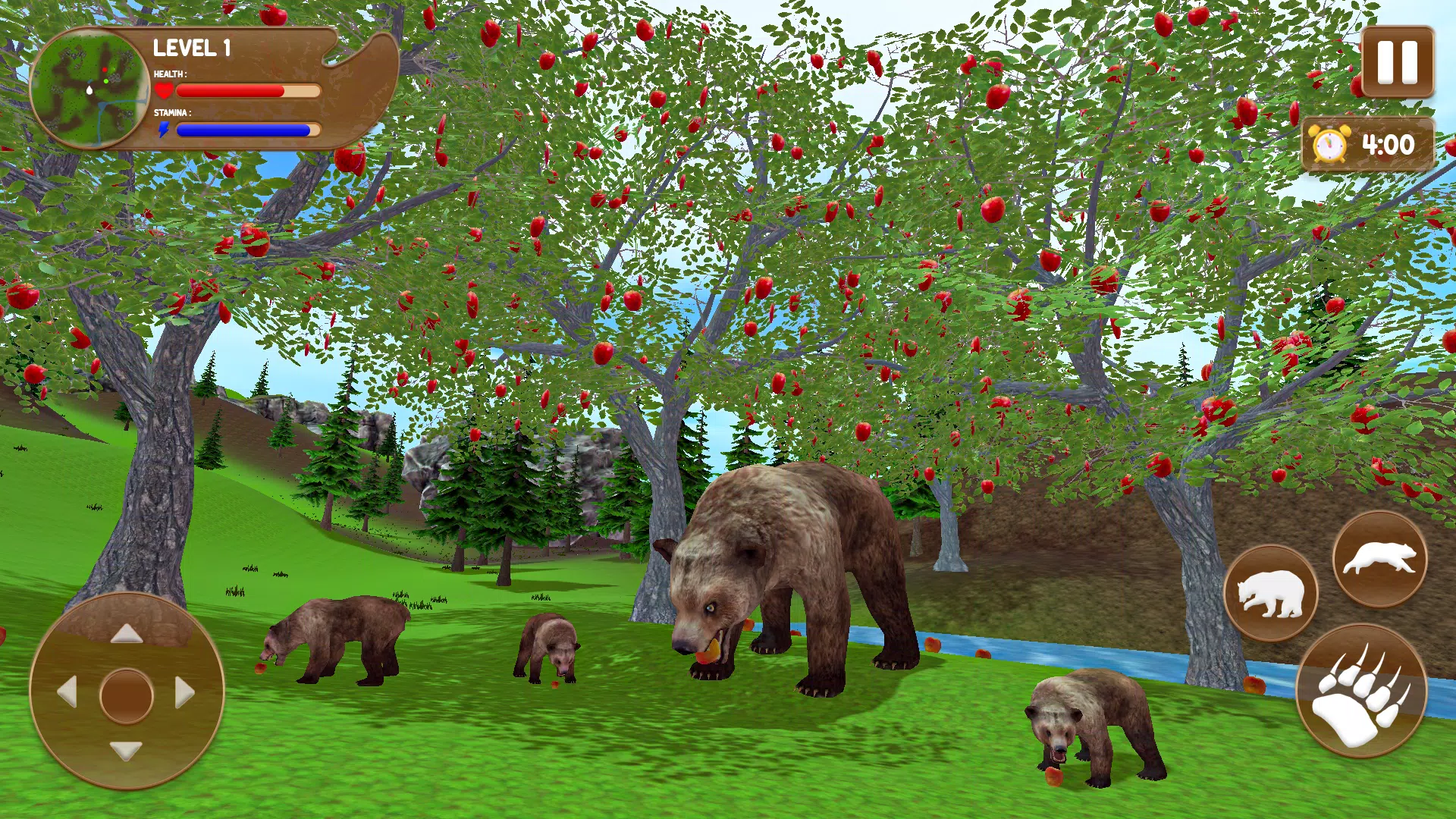 Bear Games: Bear Simulator 3D Capture d'écran 3