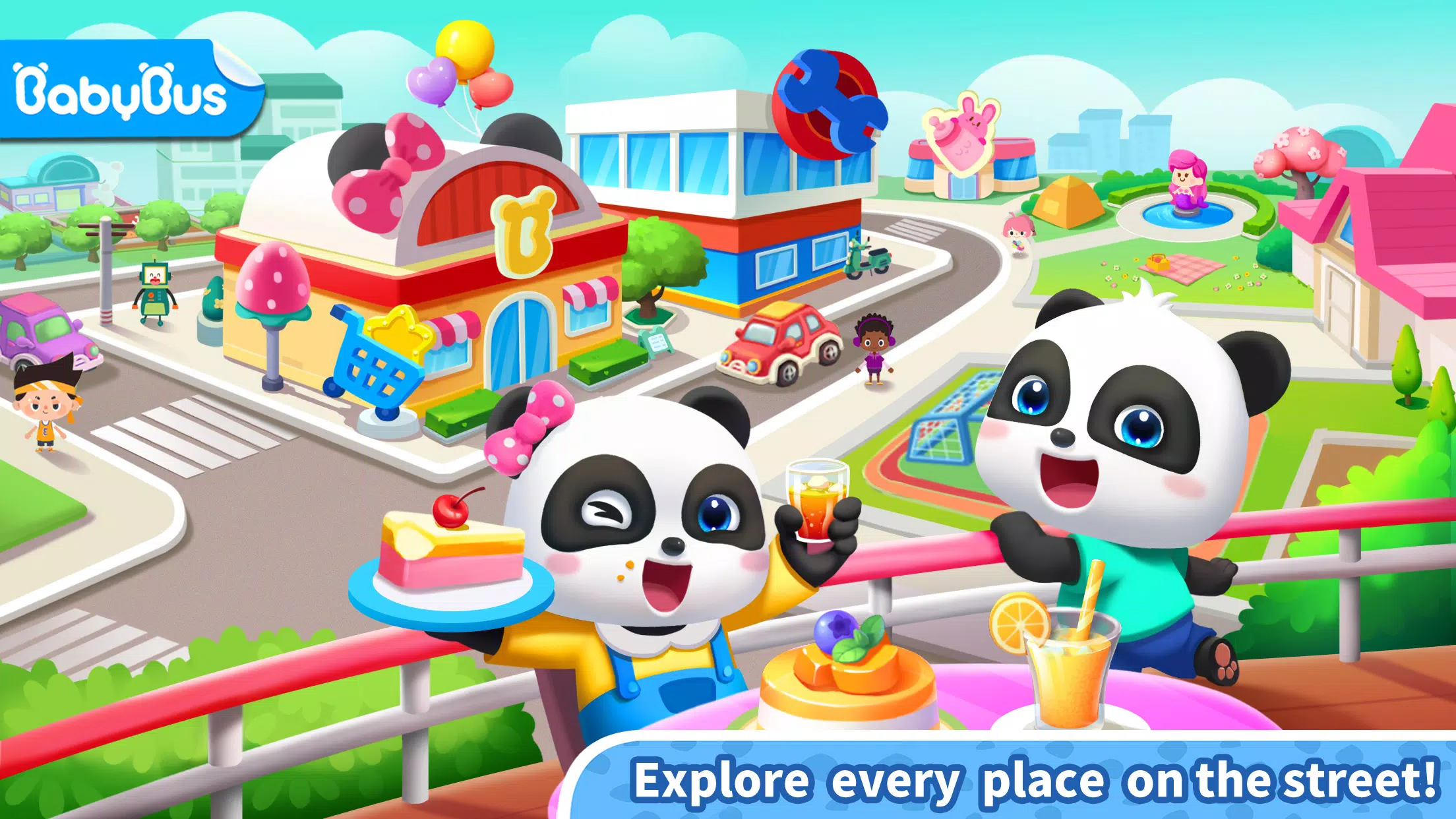 Little Panda’s Town: Street Screenshot 0