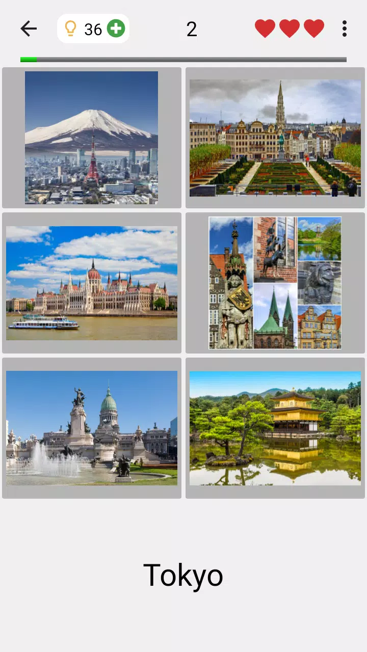 Schermata Cities of the World Photo-Quiz 1
