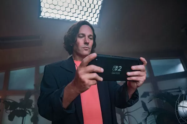 Paul Rudd, del nuevo comercial de Nintendo Switch 2