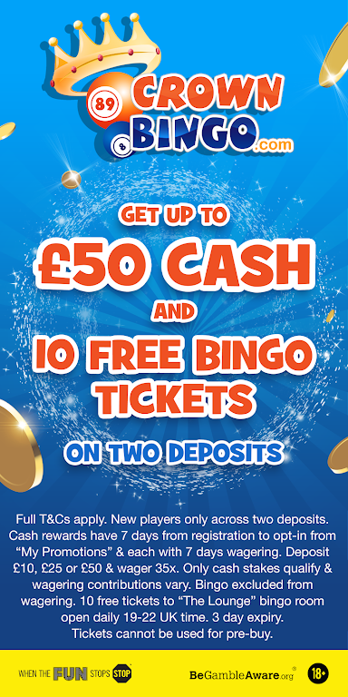 Crown Bingo: Bingo Jackpots & Online Slots 스크린샷 1