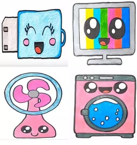 How To Draw Cute Things ဖန်သားပြင်ဓာတ်ပုံ 3