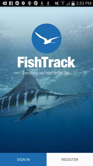 FishTrack - Fishing Charts Captura de tela 0